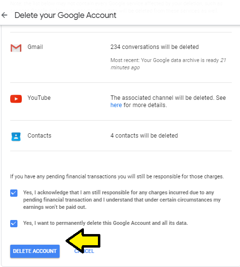 HOW TO DELETE YOUR GMAIL ACCOUNT