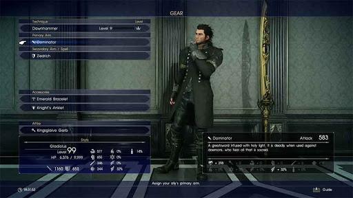 Where To Find The Dominator Greatsword In Final Fantasy XV