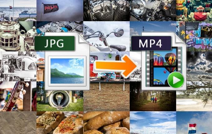 Best 3 ways to convert JPG to MP4: