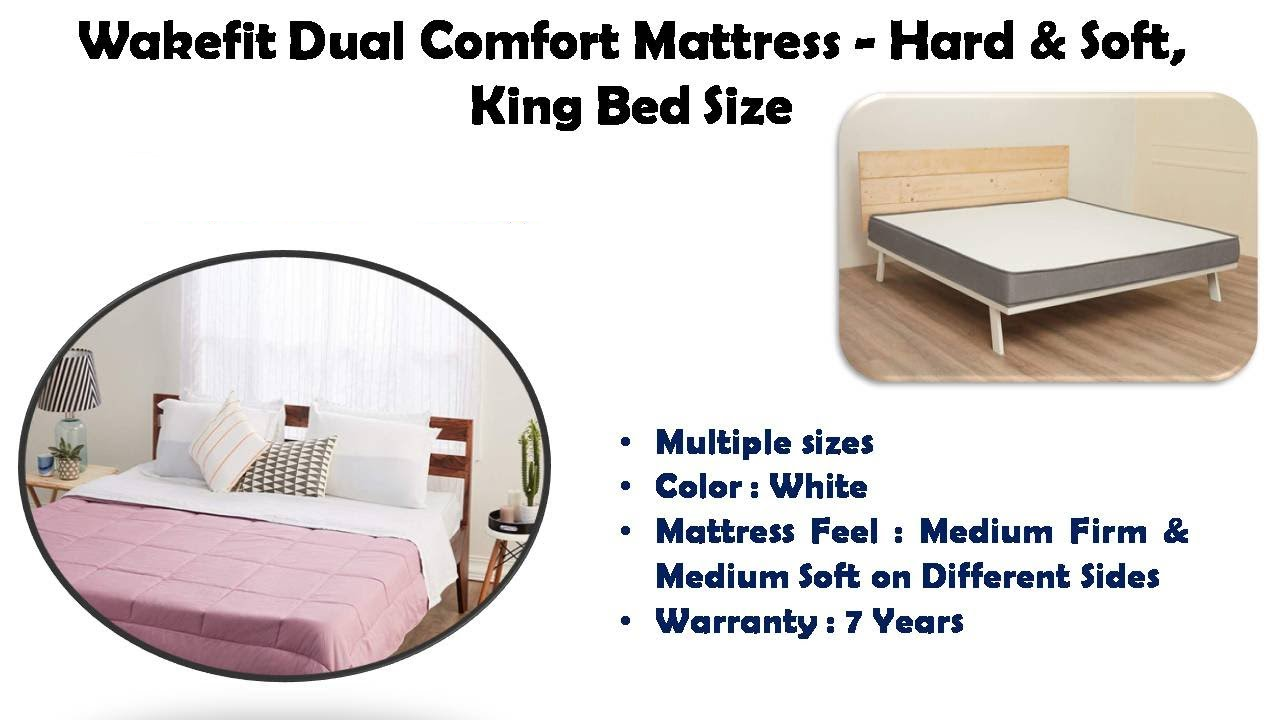 Wakefit Dual Comfort Mattress – Hard & Soft-arenteiro