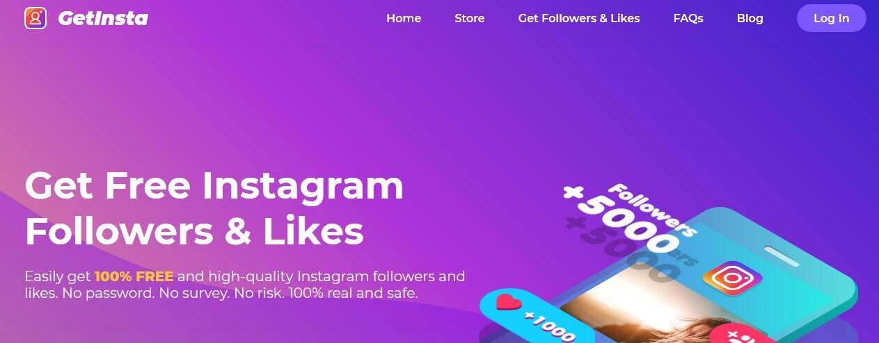 GetInsta App: The Best Tool to Get Free Instagram Followers & Likes