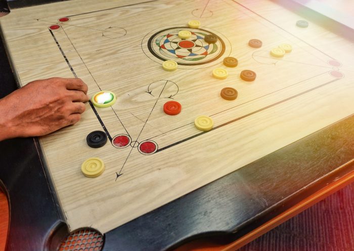 Trick shots may become crucial for the win. Learn carrom trick shots here