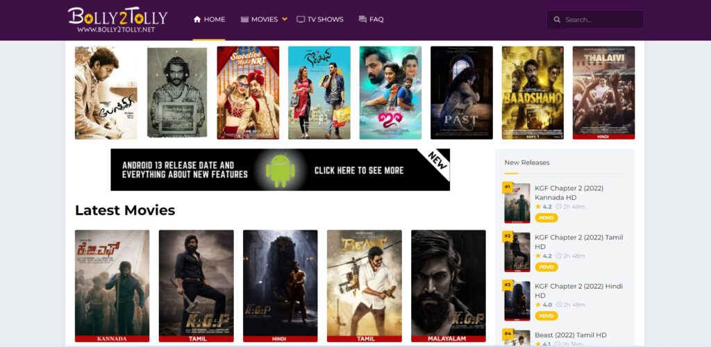 Download latest movies from bolly2tolly