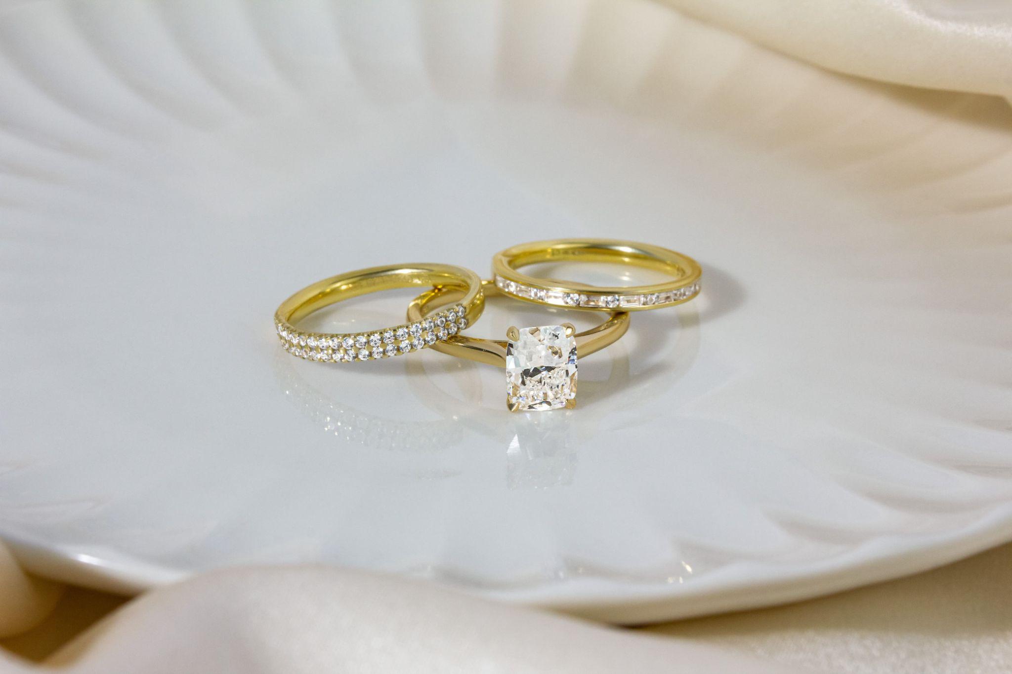 Symbolic Splendor: The Significance of Three Bridal Ring Sets