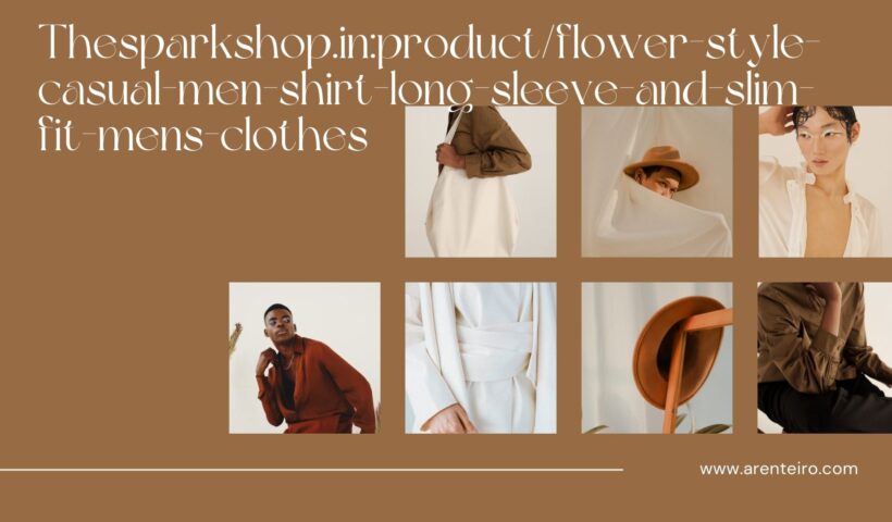 Thesparkshop.in:product/flower-style-casual-men-shirt-long-sleeve-and-slim-fit-mens-clothes